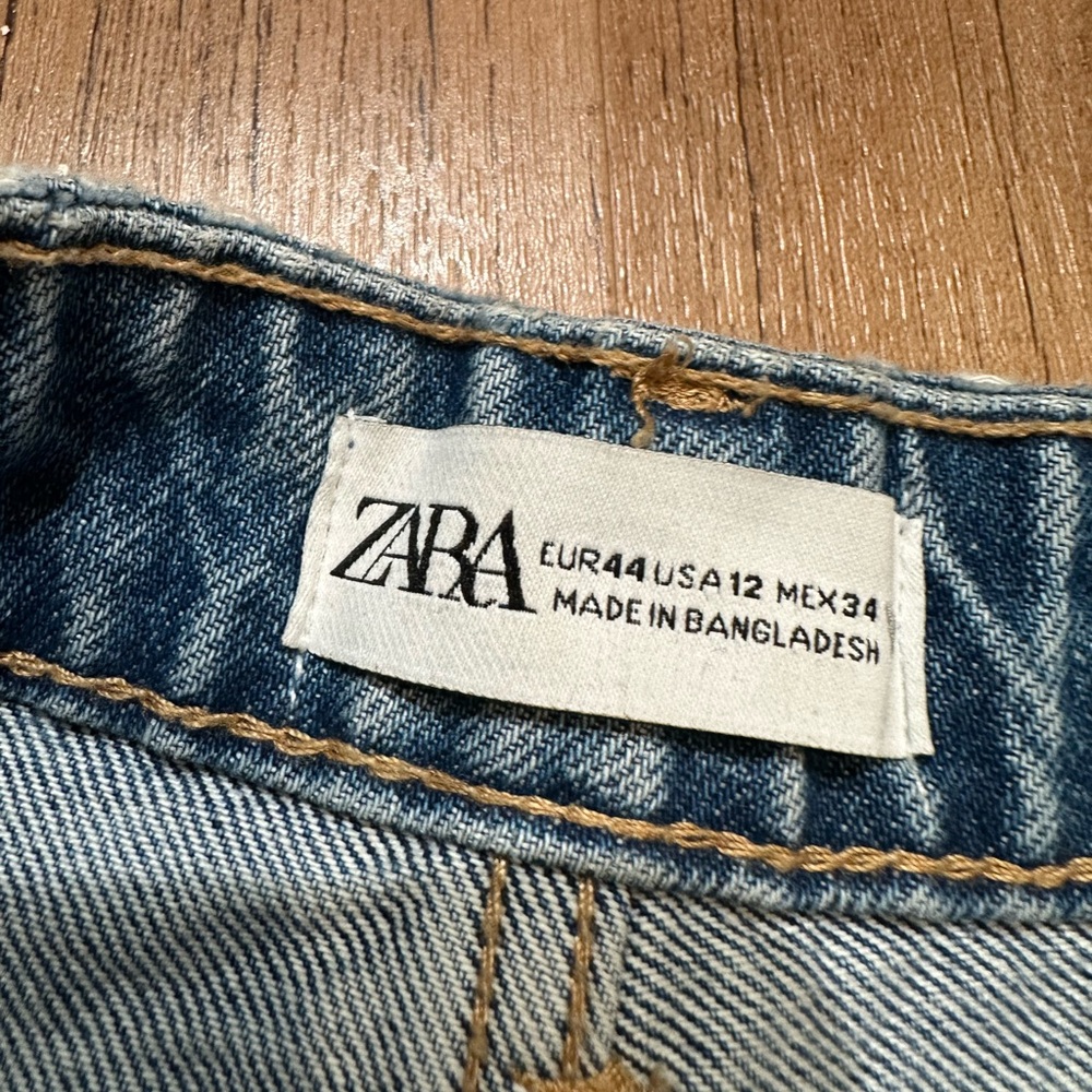 ZARA DENIM SHORTS - Picture 4 of 4